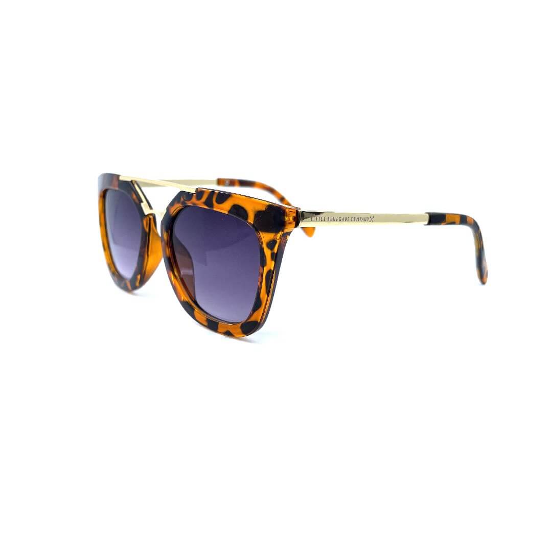 Kids aviator sunglasses in tortoise shell, by Little Renegade Company