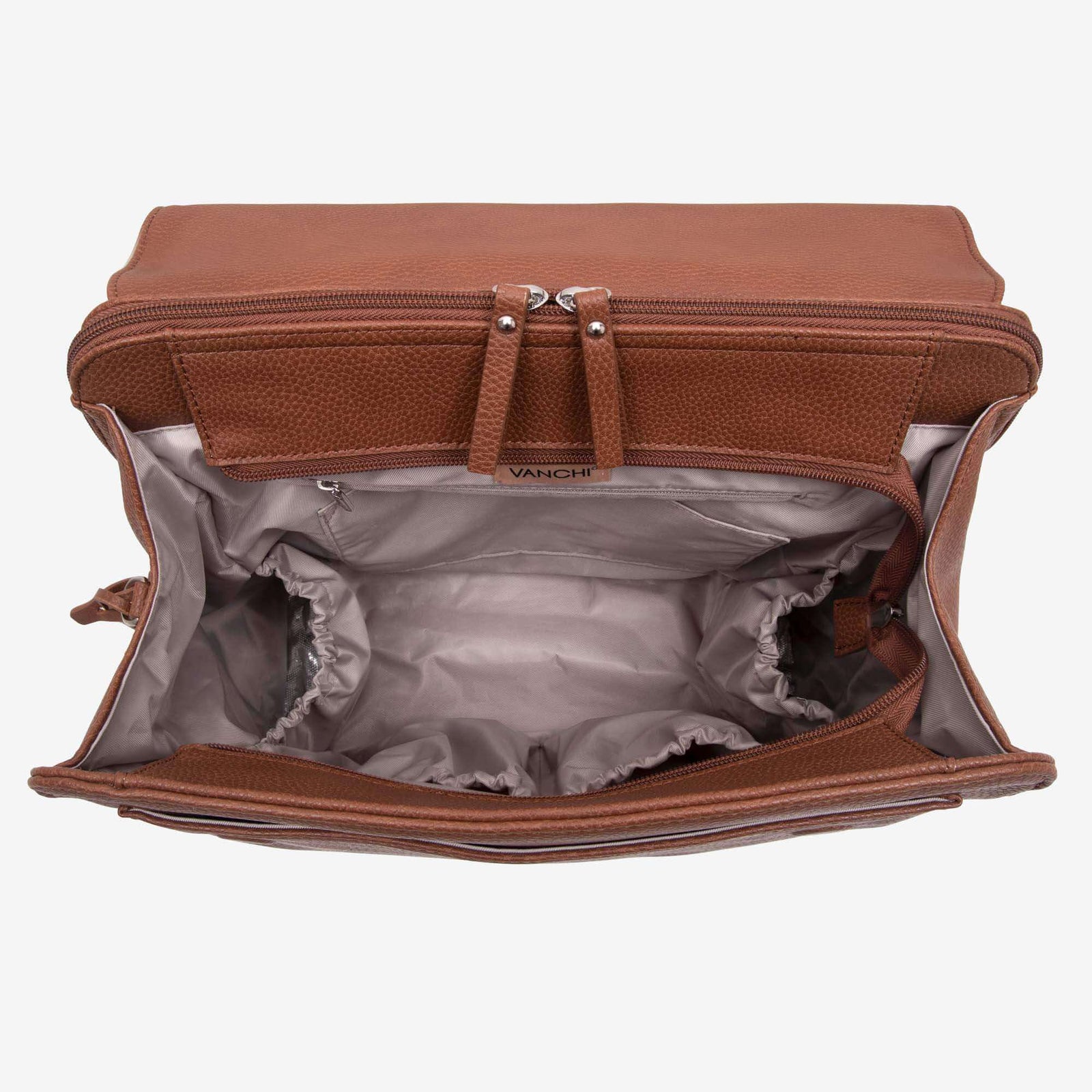 Vanchi Emmy Baby Backpack | Vegan Leather Nappy Bag - VANCHI