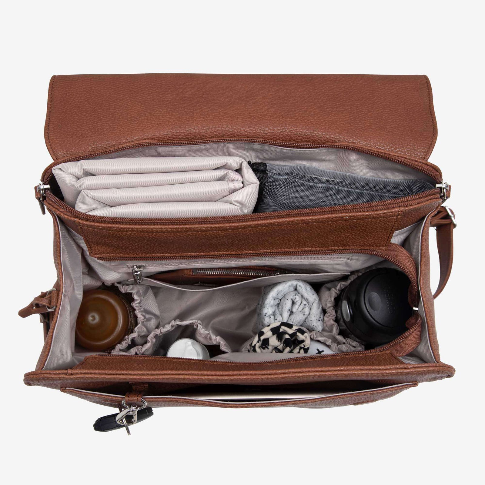 Vanchi Emmy Baby Backpack | Vegan Leather Nappy Bag - VANCHI