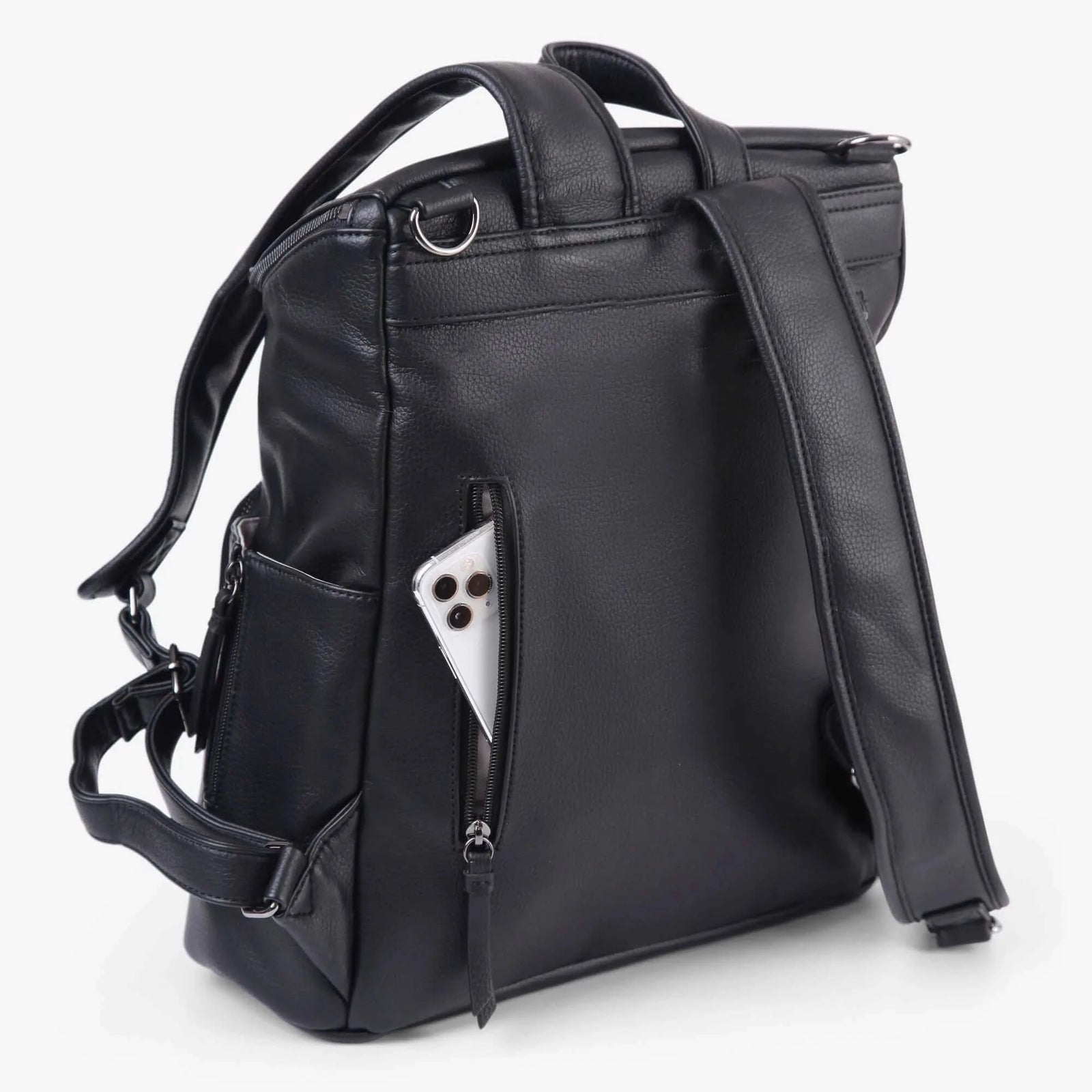 VANCHI Frankie Nappy Backpack | Vegan Leather - VANCHI
