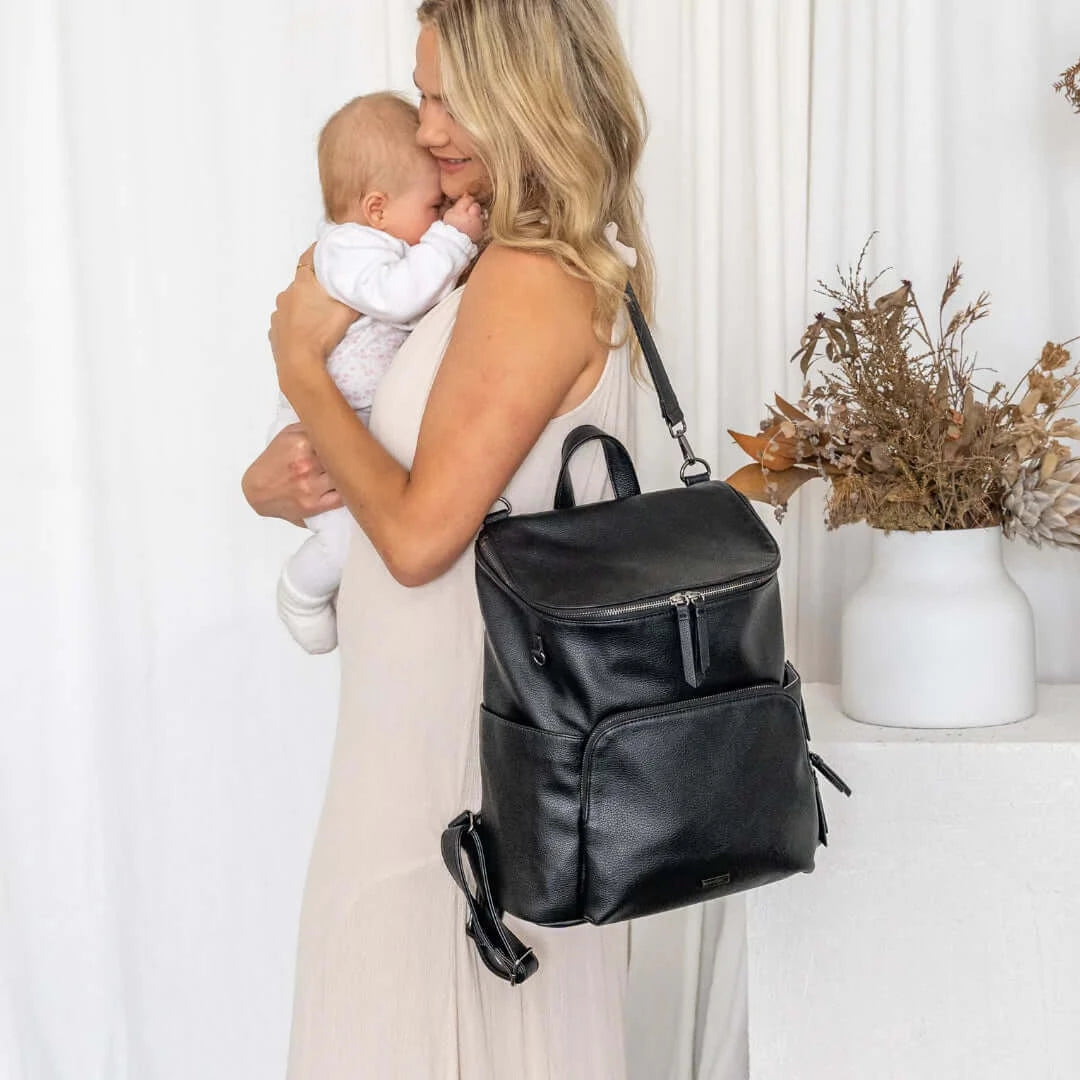 VANCHI Frankie Nappy Backpack | Vegan Leather - VANCHI