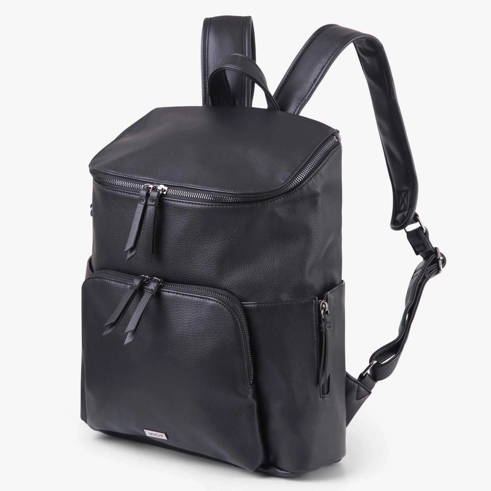 VANCHI Frankie Nappy Backpack | Vegan Leather - VANCHI