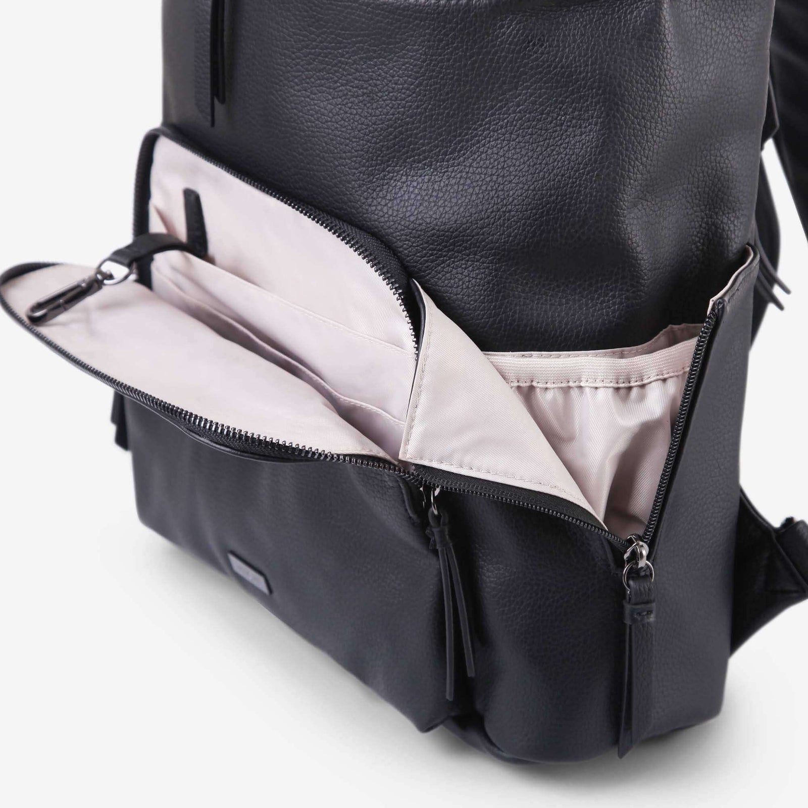 VANCHI Frankie Nappy Backpack | Vegan Leather - VANCHI