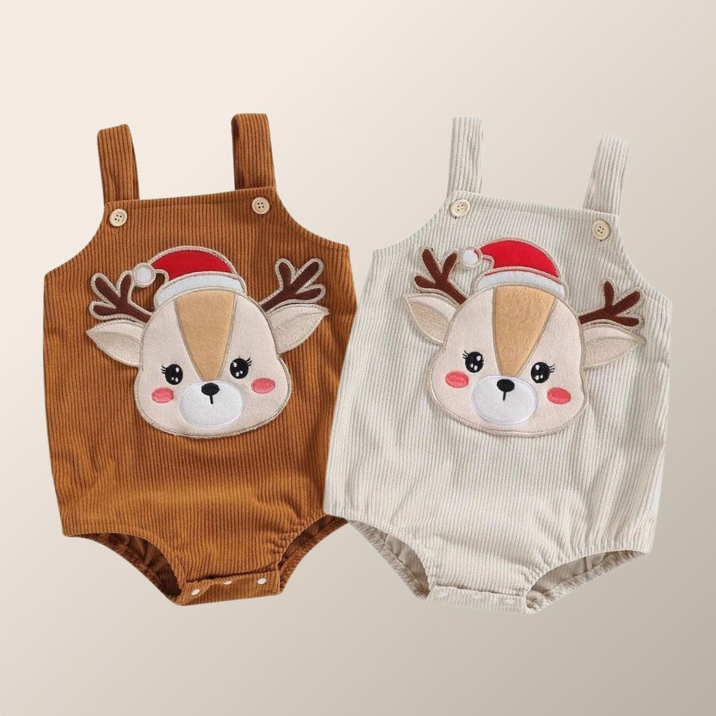 Baby Christmas outfit collection, with first Christmas onesies and baby Christmas clothes