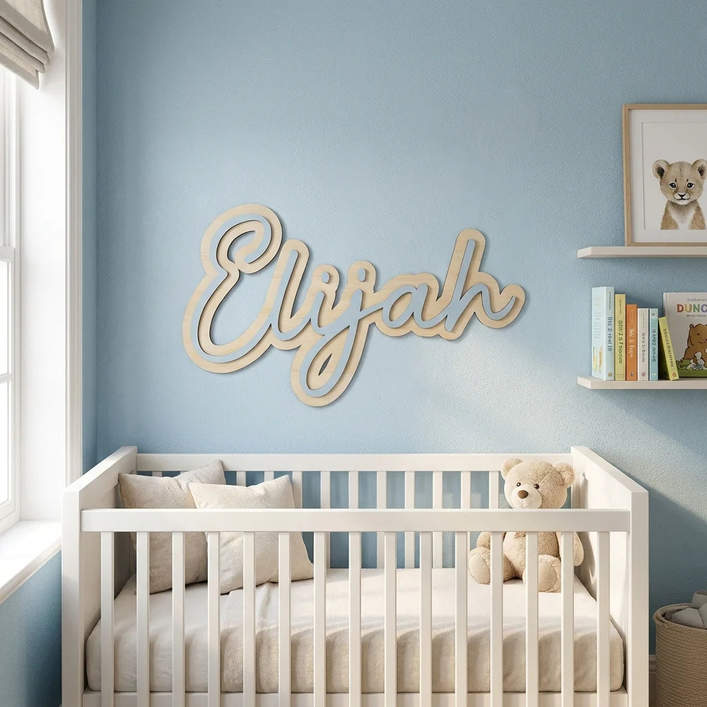 3D Layered Name Sign