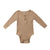 Ribbed Button Baby Bodysuit | Long Sleeve Unisex Baby Onesie - Lulu Babe
