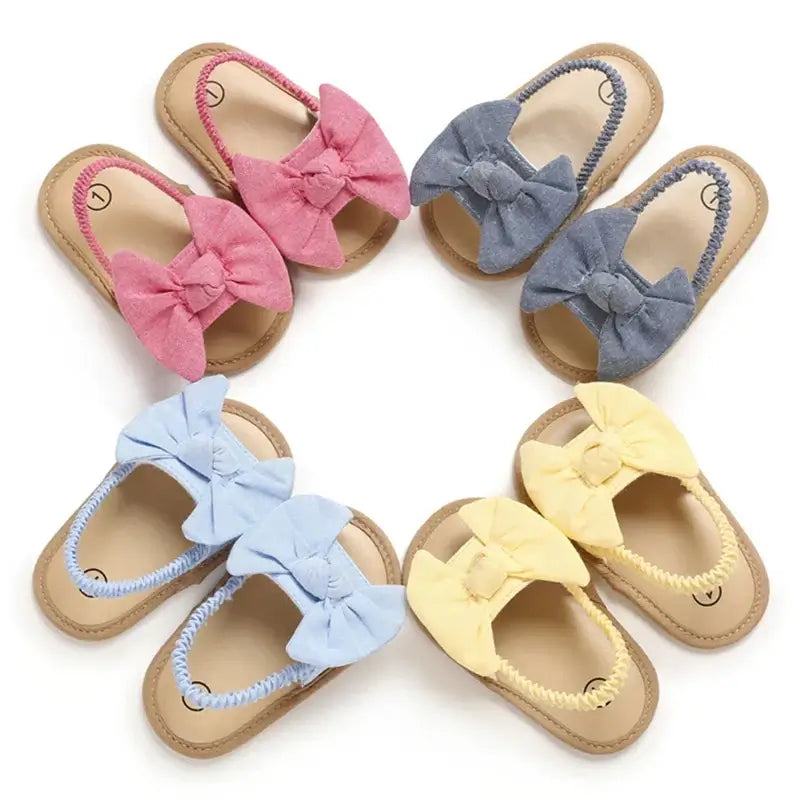 Baby Bow Sandals Adorable Summer Footwear for Girls