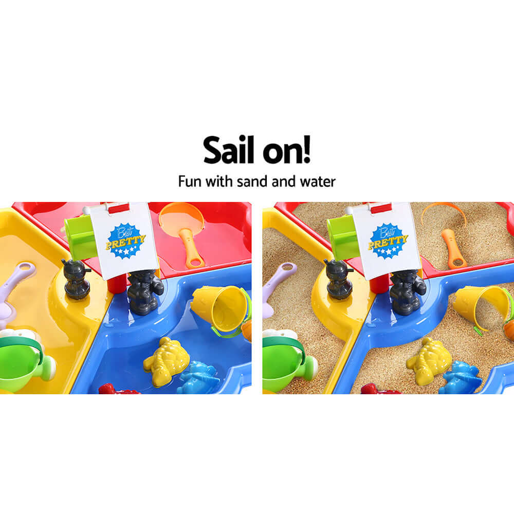 Keezi Kids Sand & Water Table – Fun Outdoor Play for Children 3+ - Keezi