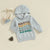 Big Brother Hoodie | Black & Grey | 1-5 Years - Lulu Babe