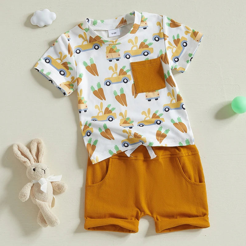 Easter Truck Baby Outfit | Adorable & Comfy Set (0-3Y) - Lulu Babe