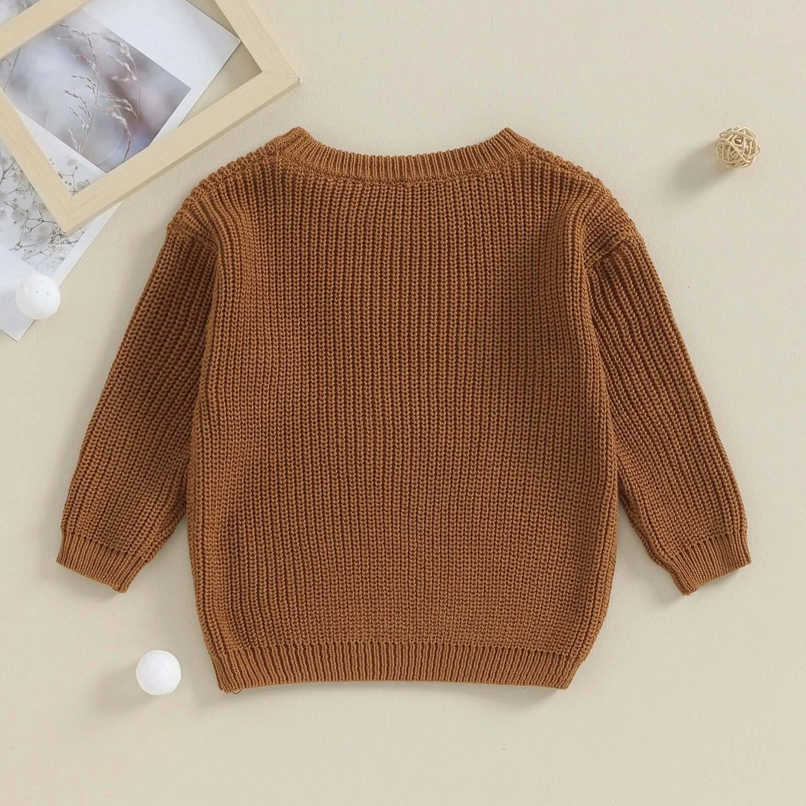 Little Brother Knit Jumper | Baby Brother Knit (0-3 Years) - Lulu Babe