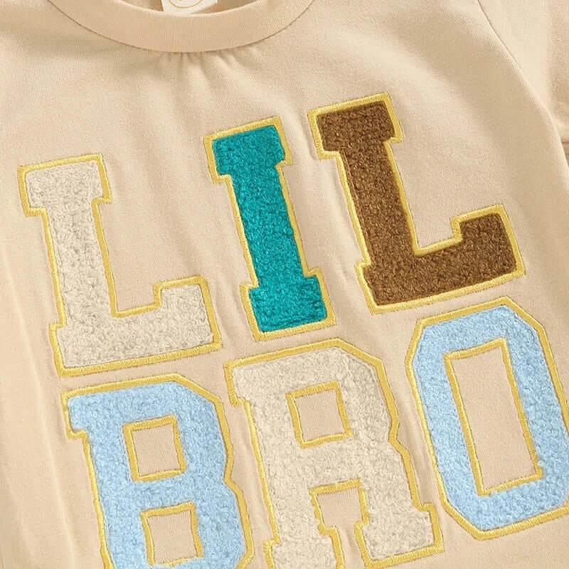 Lil Bro Shorts Set | Cute Baby Brother Outfit - Lulu Babe - Lulu Babe