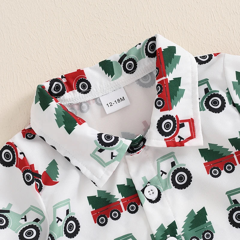 Christmas Tractor Set