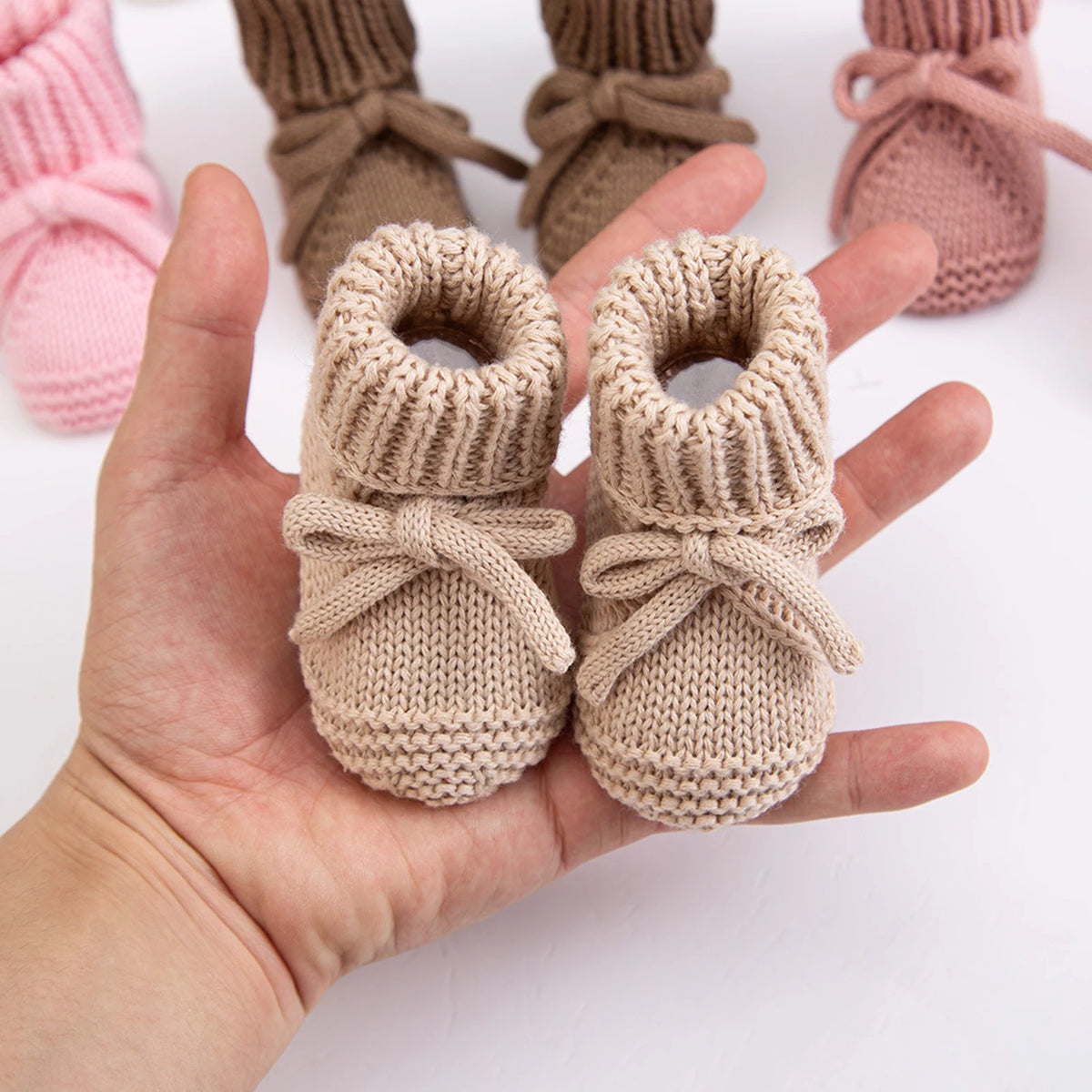 Knit Baby Booties