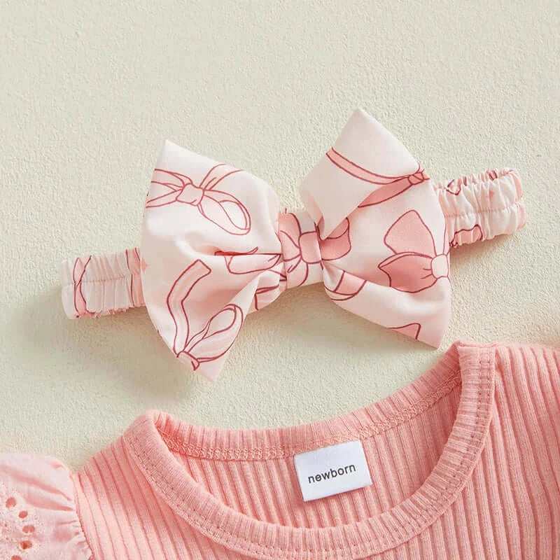 First Mother's Day Outfit | Adorable Pink Baby Girl Set - Lulu Babe - Lulu Babe