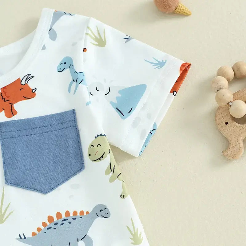 Dino Shorts Set