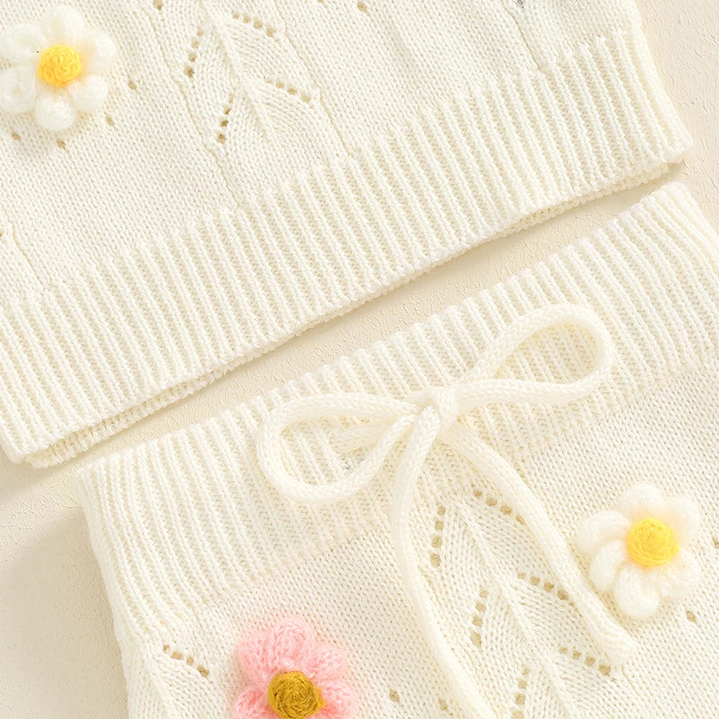 Melanie Daisy Knit Set