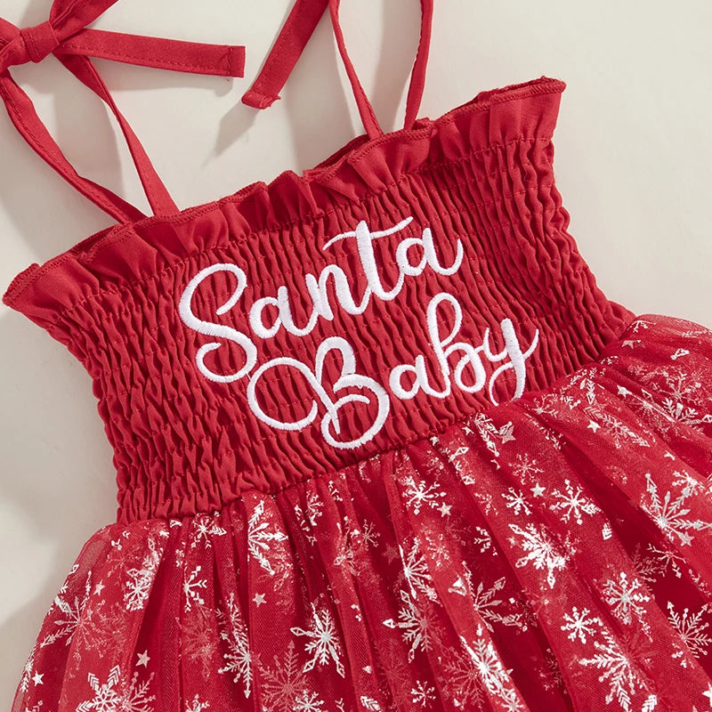 Santa Baby Tutu Romper