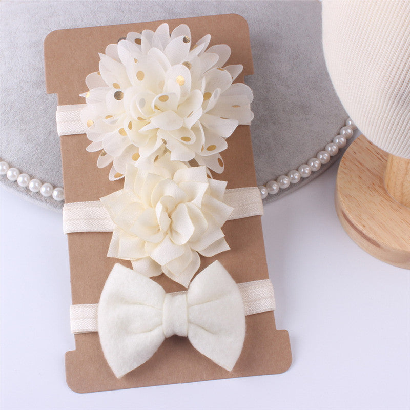 Flower Baby Headband Set