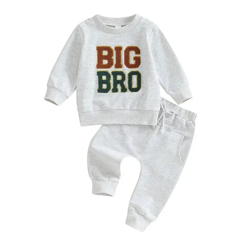 Big Bro Tracksuit Set | Stylish Outfit for Proud Big Brothers - Lulu Babe