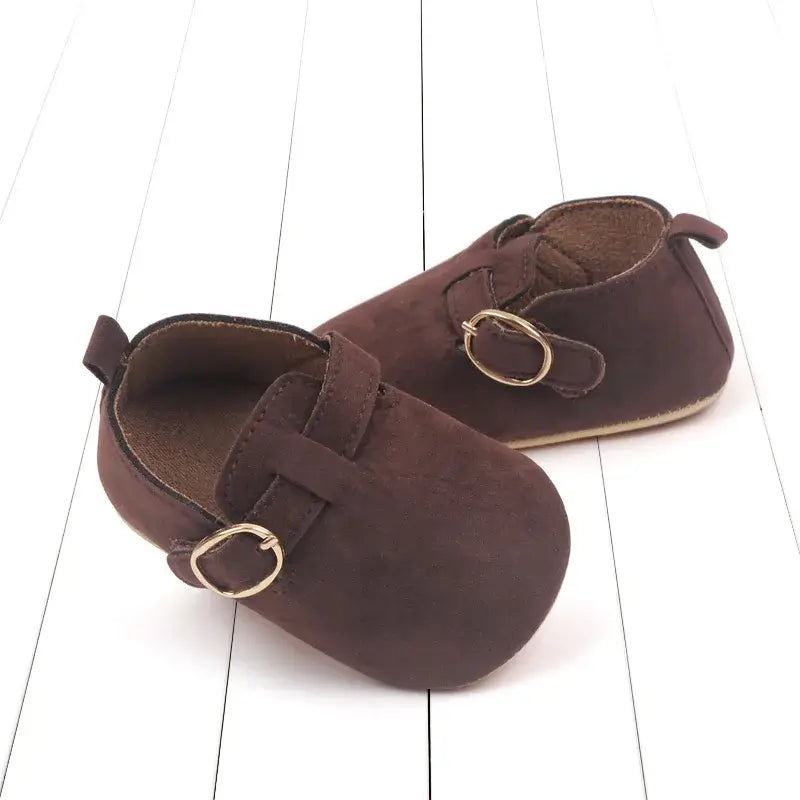 Soft Suede Baby Loafers | Comfortable First Shoes for Babies - Lulu Babe