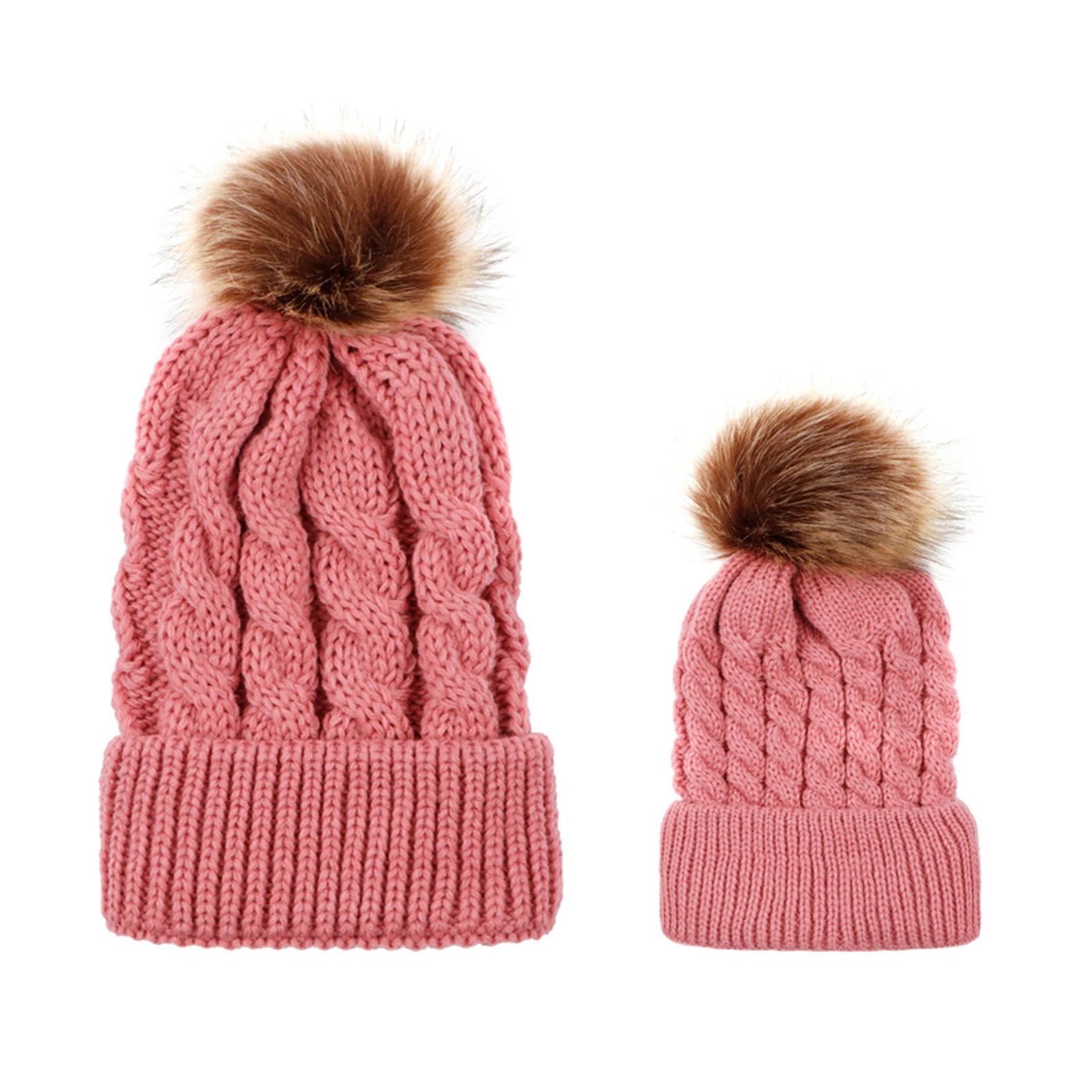 Mummy & Me Matching Beanie Set | 2 Beanies for Mum & Baby - Lulu Babe