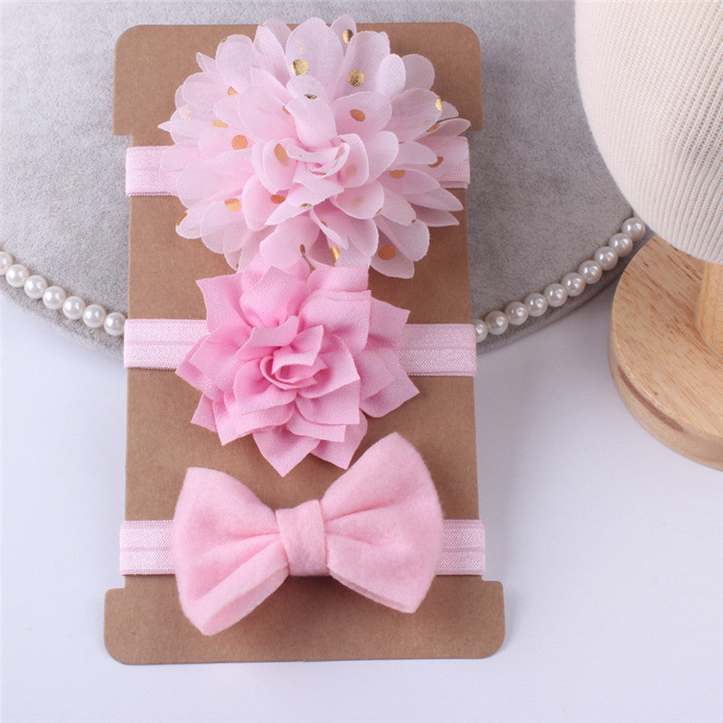 Flower Baby Headband Set