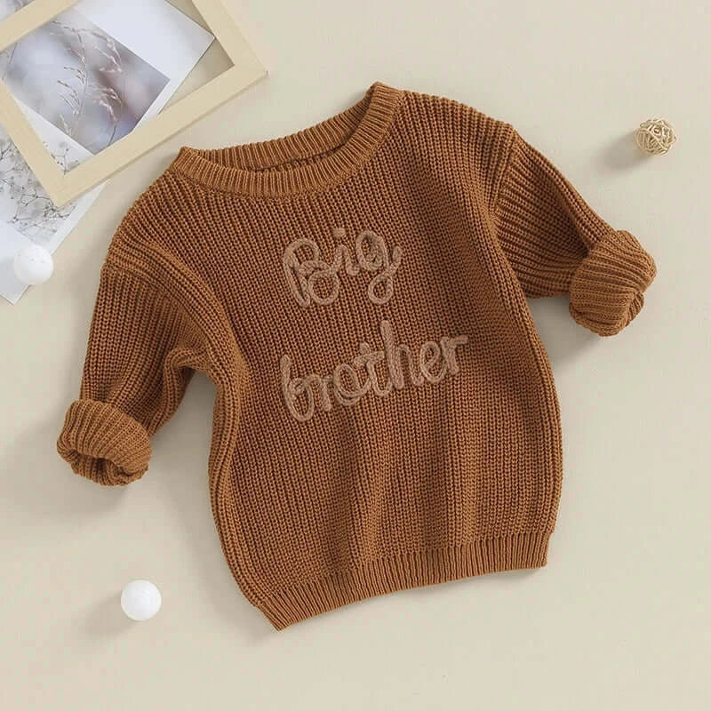 Big Brother Knit Jumper for Boys (1-5 Years) - Lulu Babe