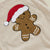 Gingerbread Man Corduroy Romper