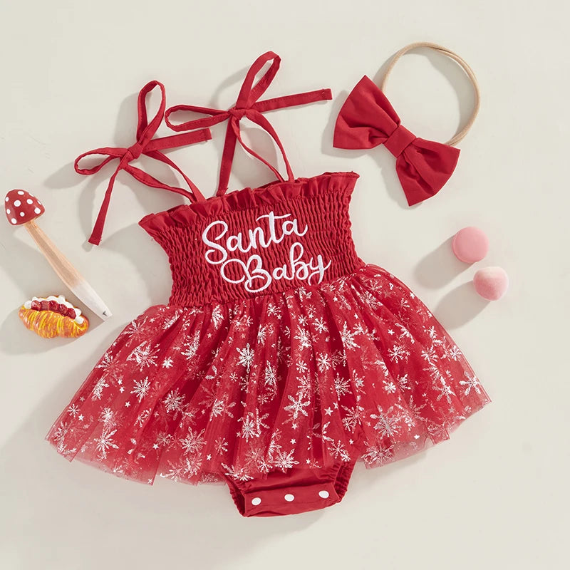 Santa Baby Tutu Romper