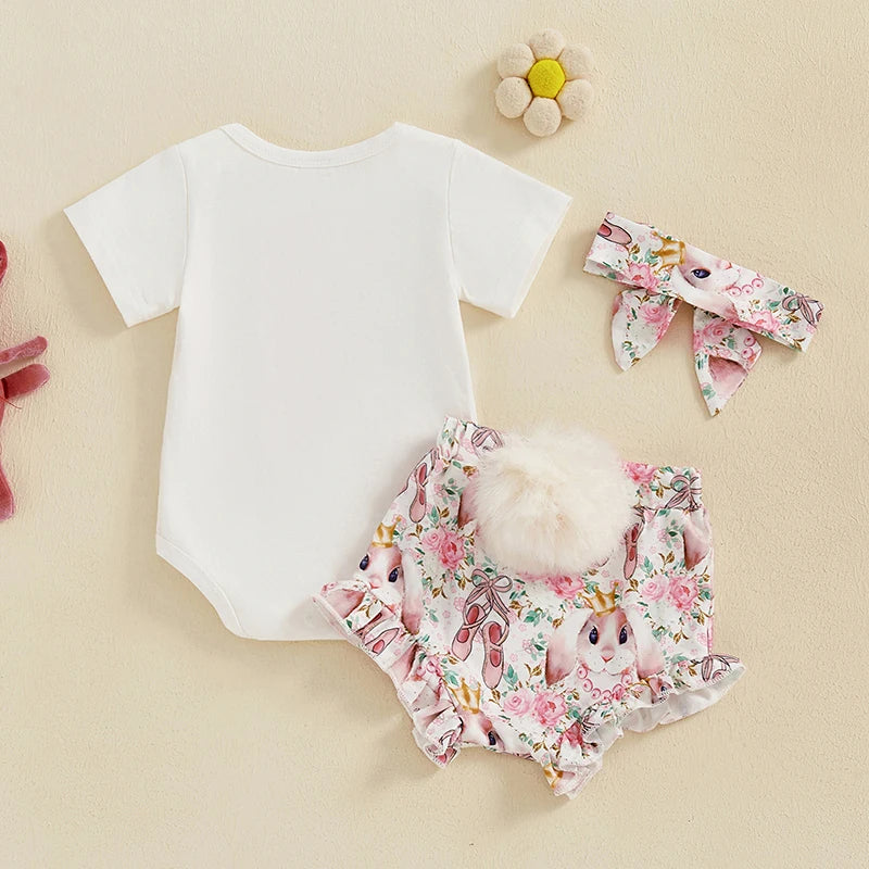 Floral Bunny Bloomer Set