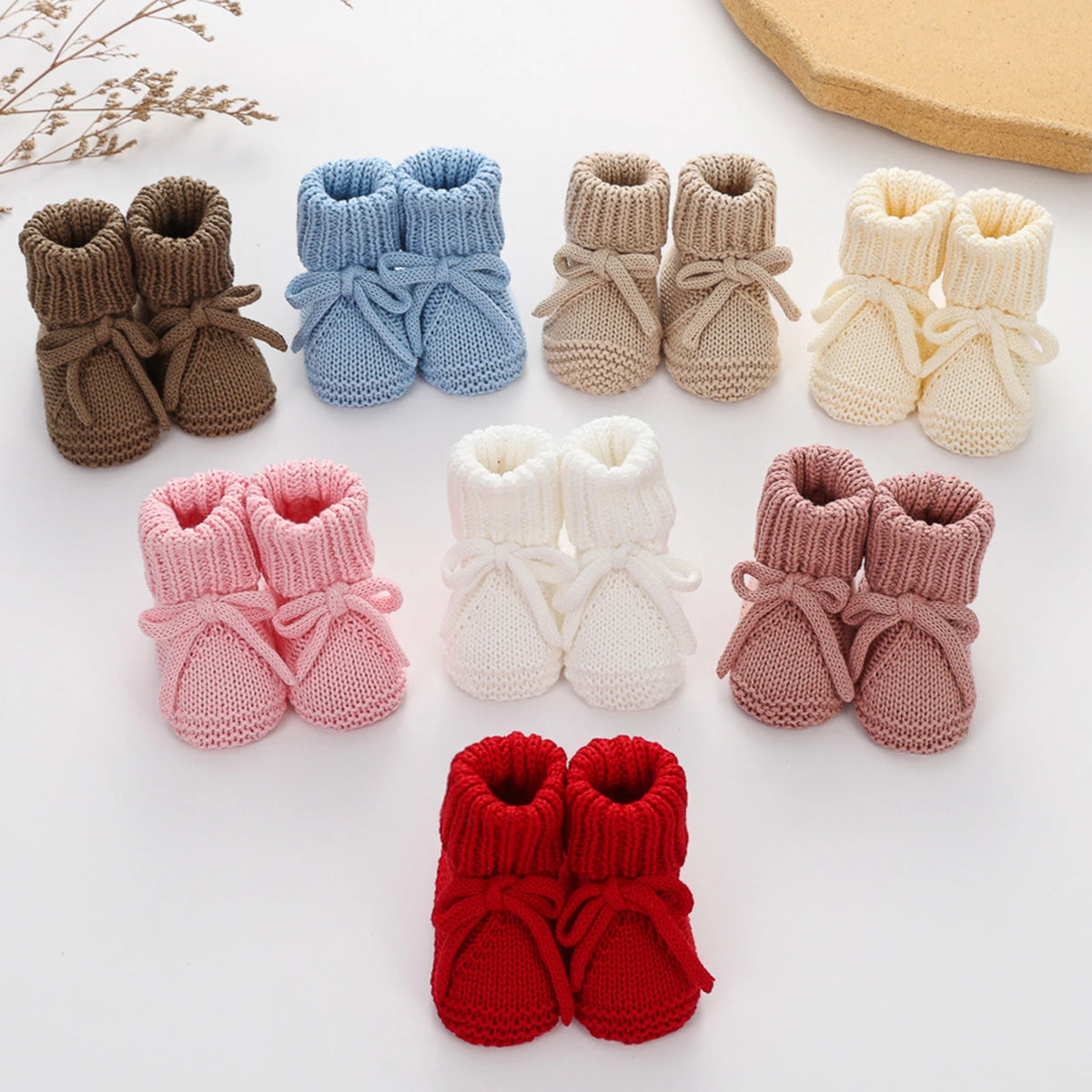 Knit Baby Booties