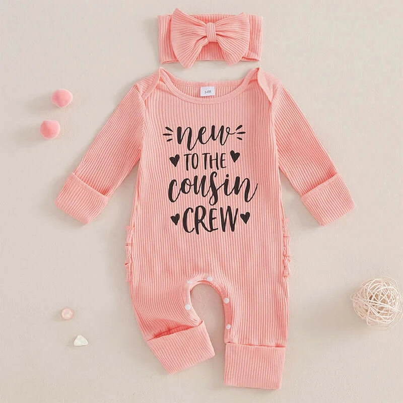 New To The Cousin Crew Romper