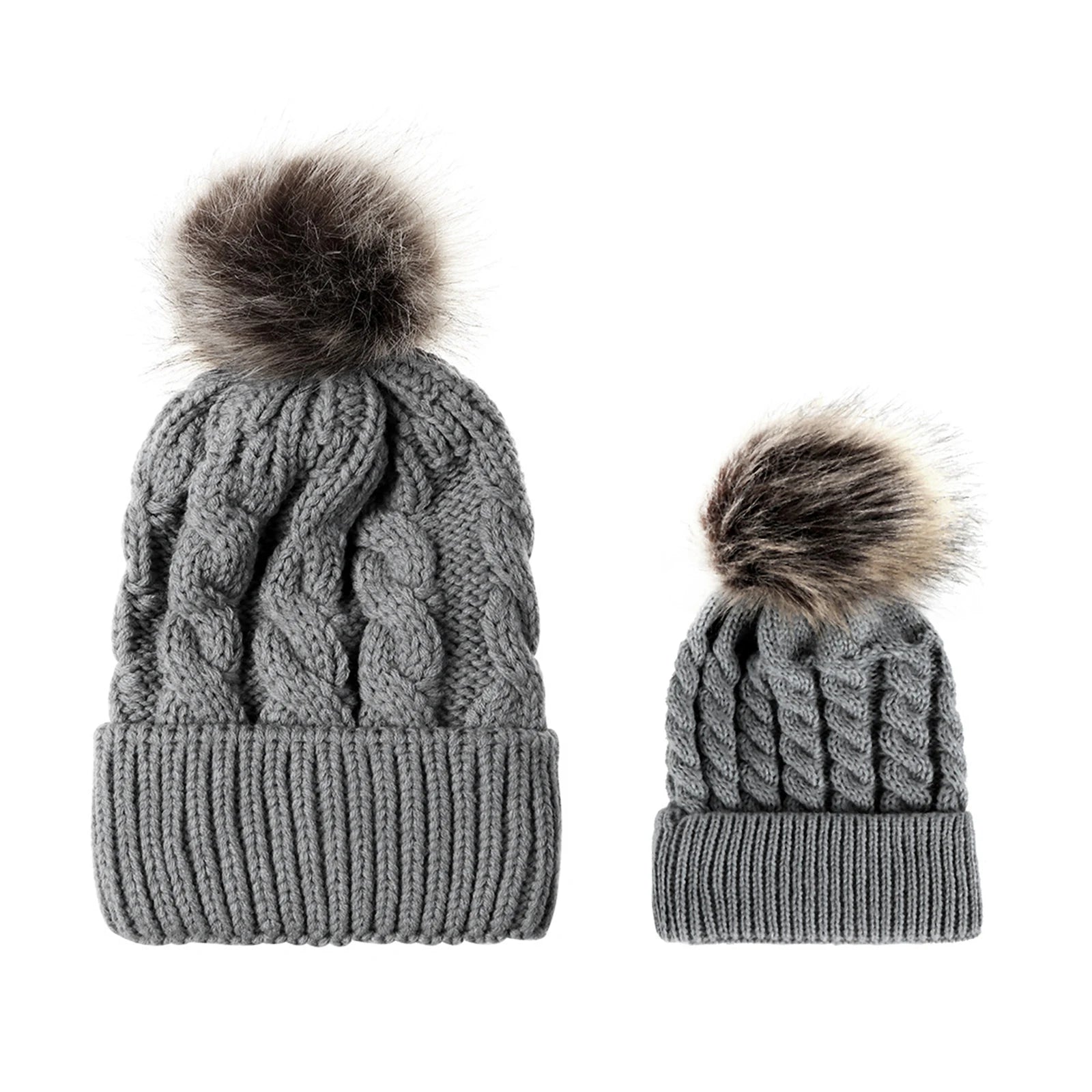 Mummy & Me Matching Beanie Set | 2 Beanies for Mum & Baby - Lulu Babe