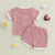 Lil Sis Pink Shorts Set