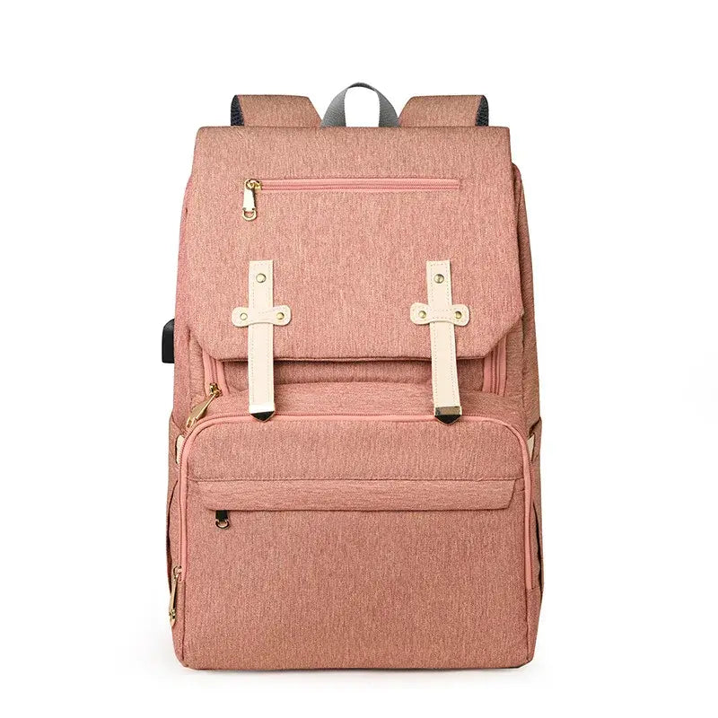 Vienna Nappy Backpack in pink - stylish, lightweight design