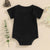 Happy First Father's Day Romper - Black