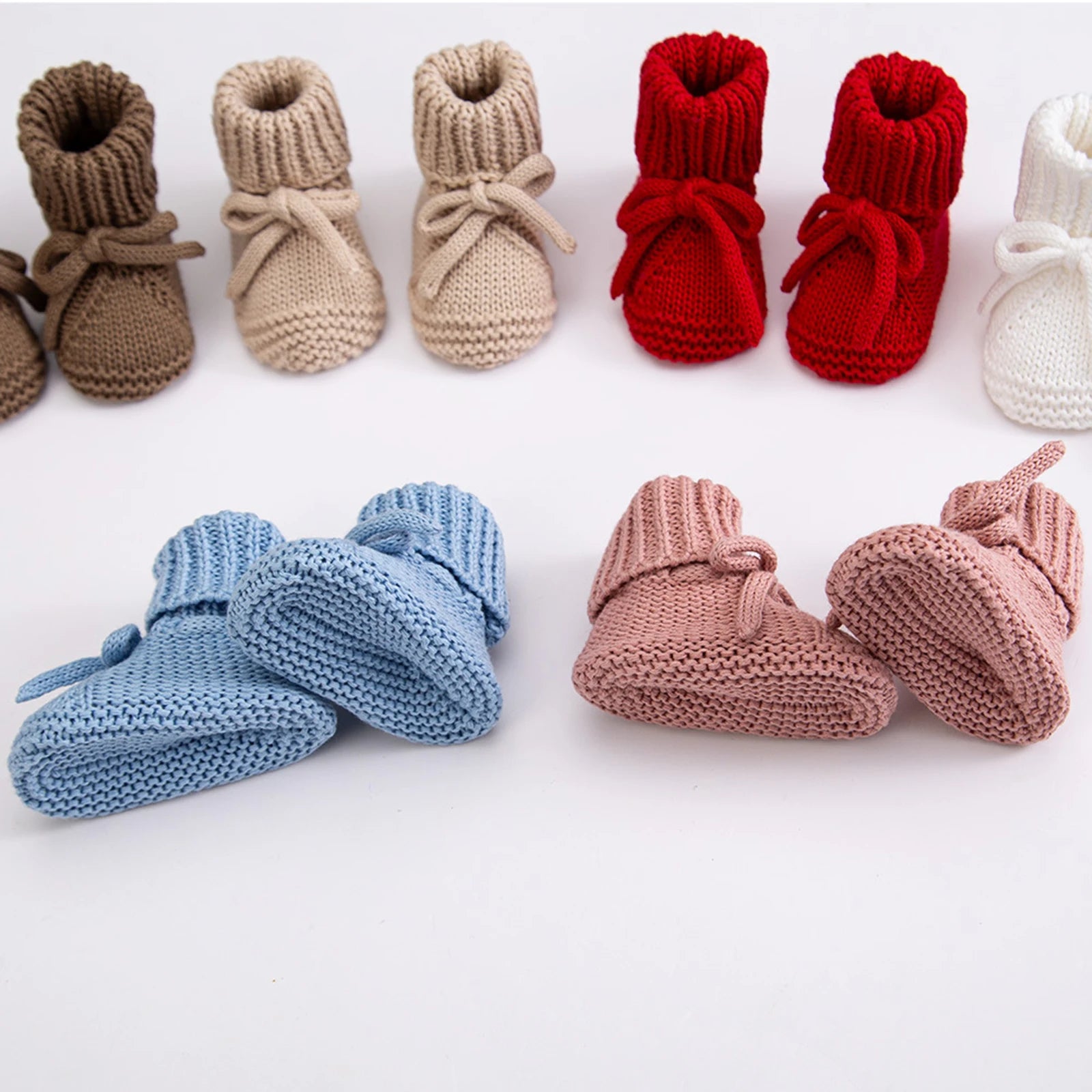 Knit Baby Booties