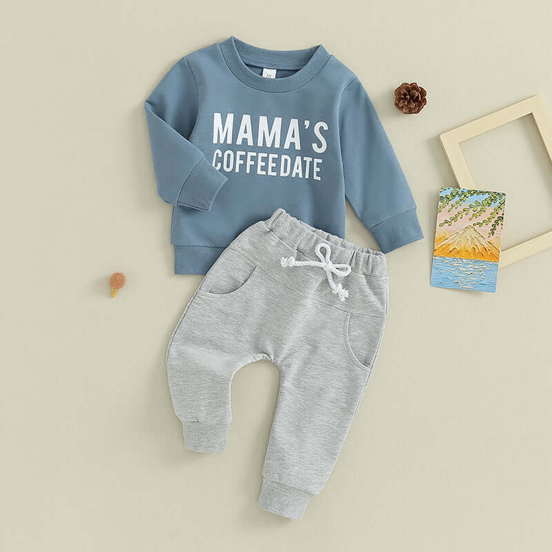 Mama's Coffee Date Set | Cute Outfit for Babies & Toddlers - Lulu Babe