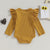 Ribbed Ruffle Romper
