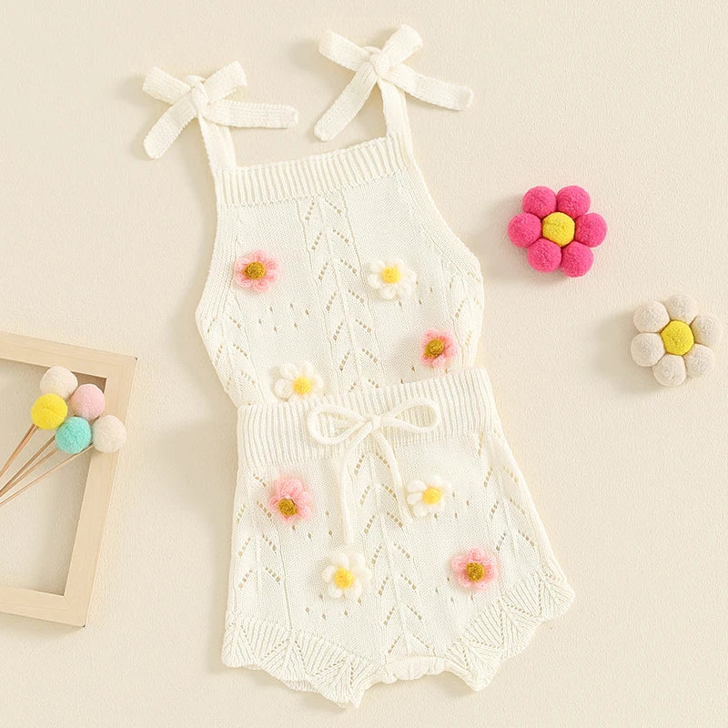 Melanie Daisy Knit Set