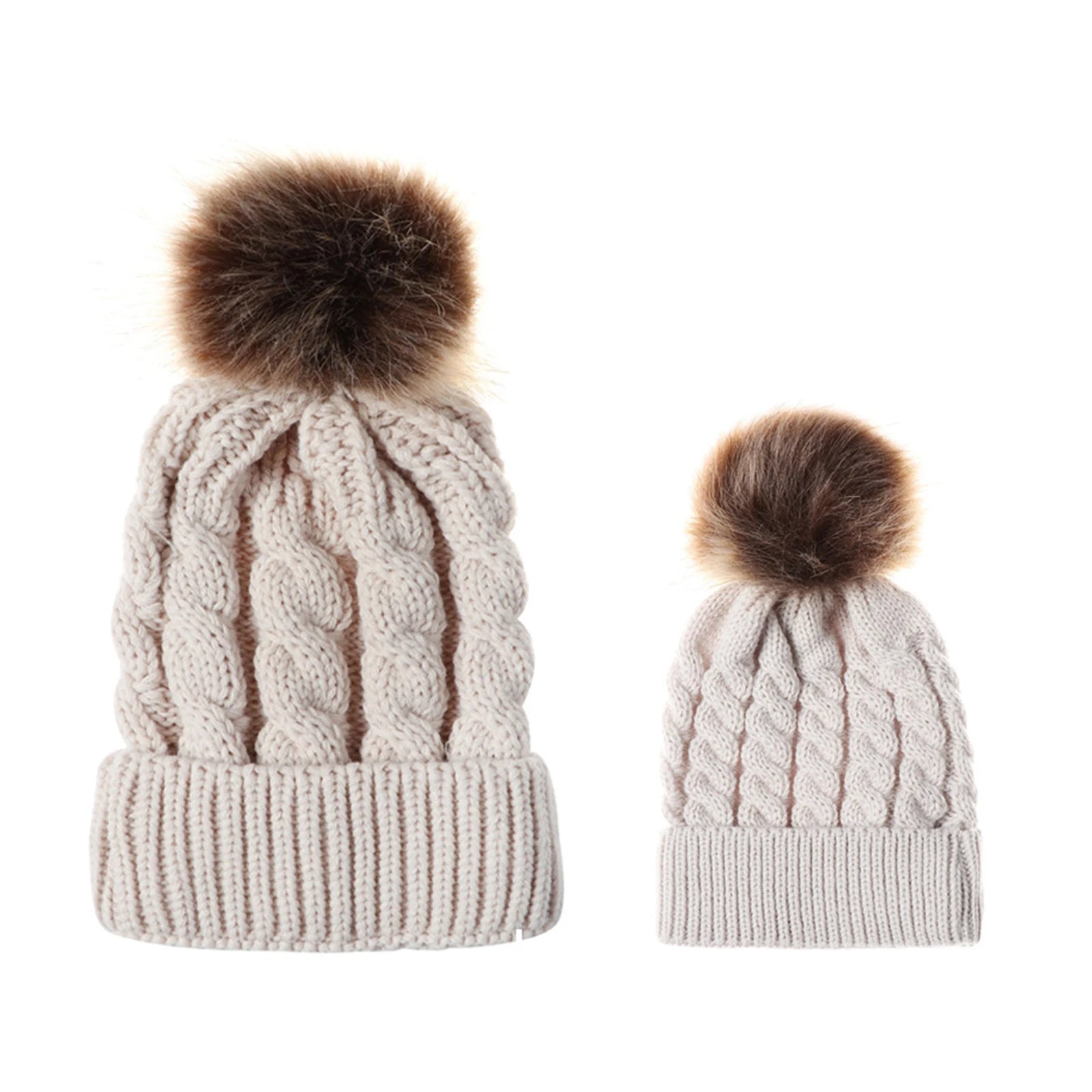 Mummy & Me Matching Beanie Set | 2 Beanies for Mum & Baby - Lulu Babe