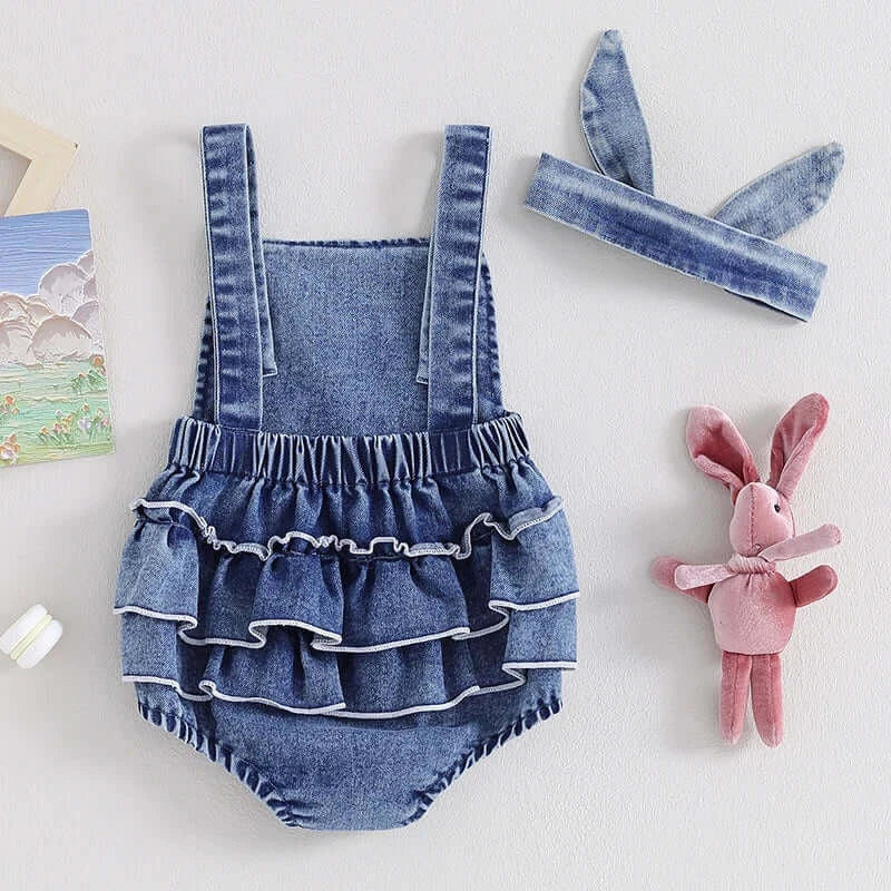 Baby denim store dungarees girl