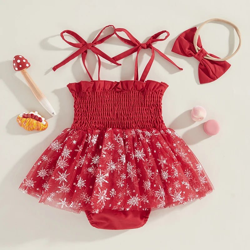Santa Baby Tutu Romper