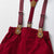 Dapper Red Suspenders Set