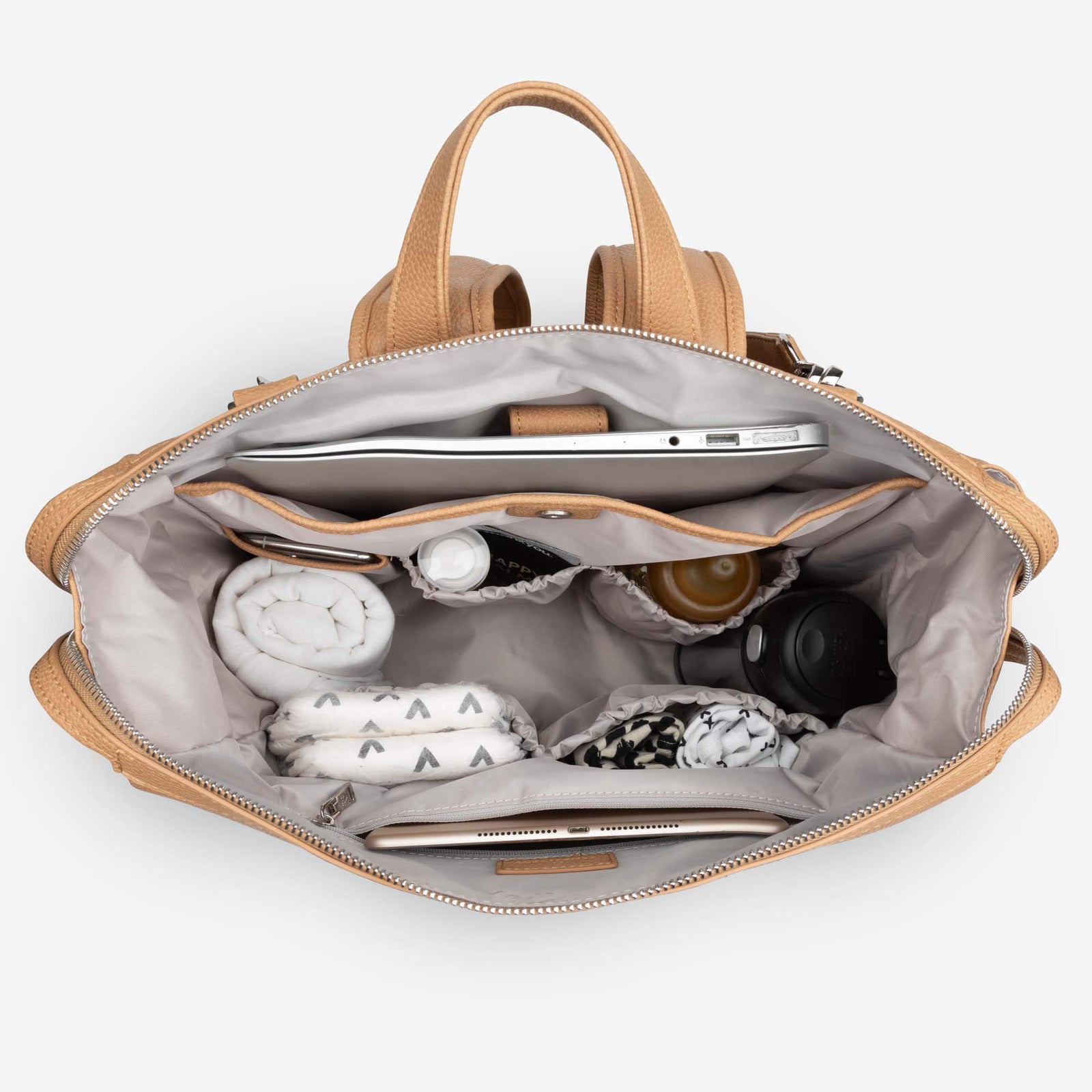 Archie Baby Backpack | Stylish Vegan Leather Nappy Bag - Felix + Stone