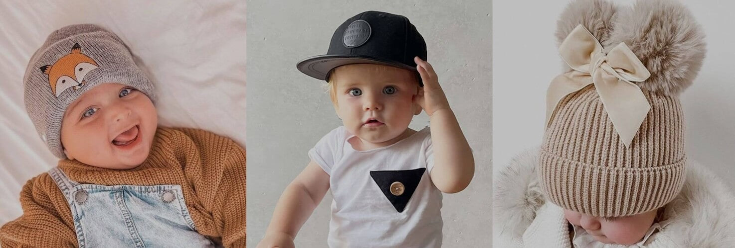 Shop baby beanies, snapback hats, bucket hats and more at Lulu Babe