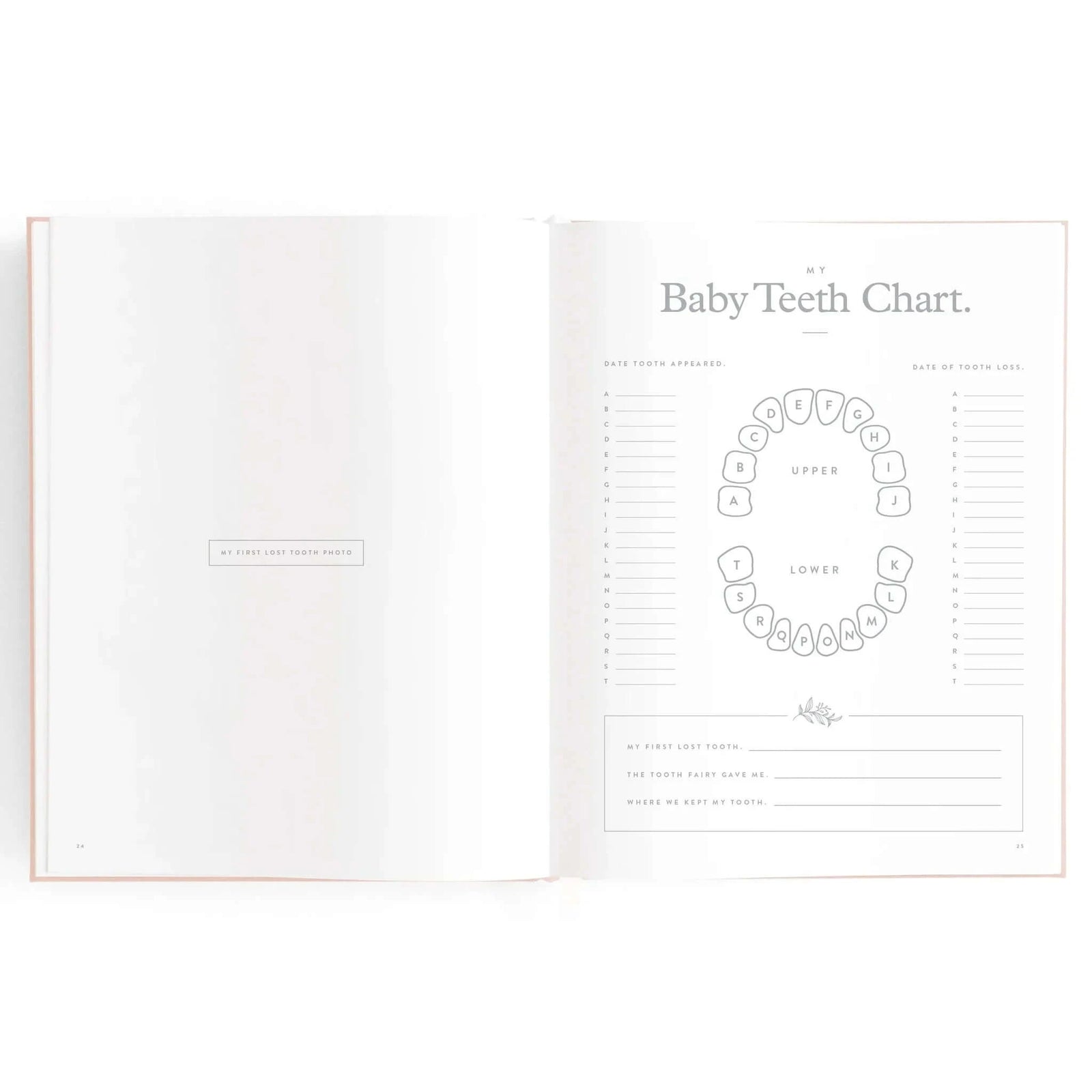 Baby Memory Book | Personalised Baby Keepsake Journal for Milestones