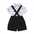 Tuxedo Shorts Set
