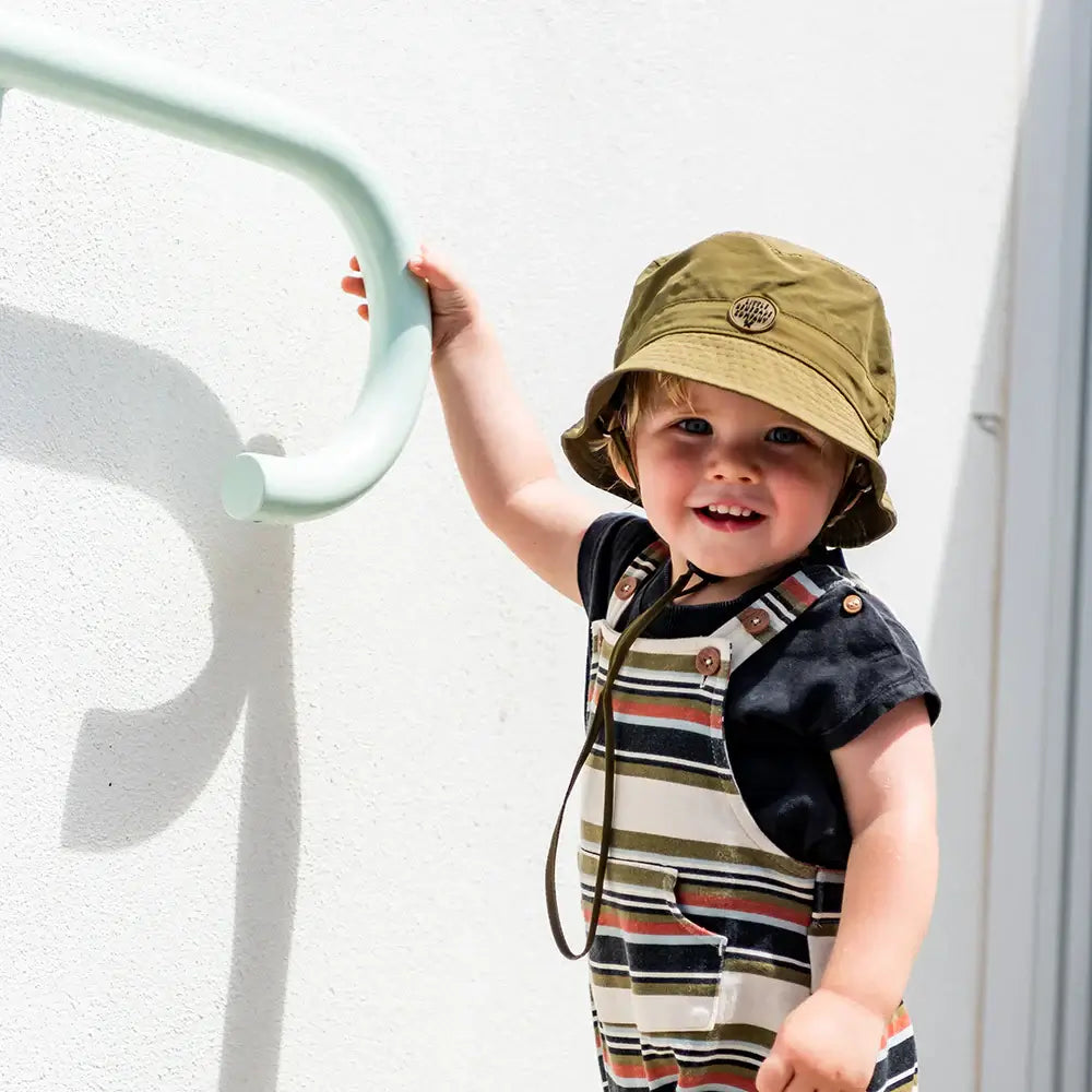 Daddy & Me Matching Bucket Hats in olive | Little Renegade Company UPF50+